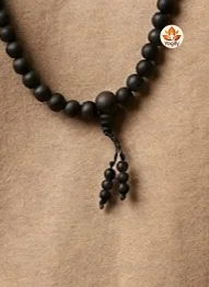 End Beads with Black String