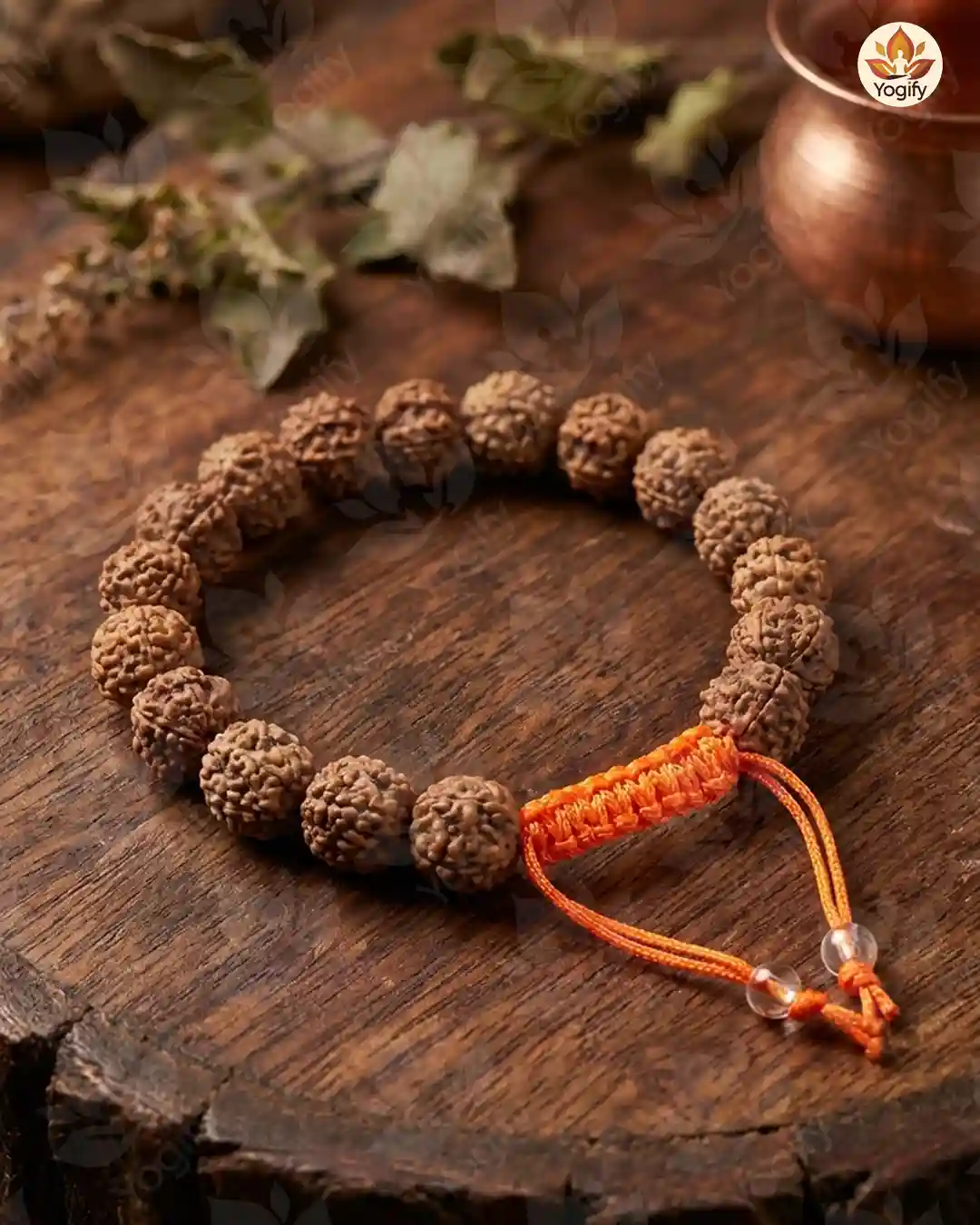 Rudraksha Bracelet - Adjustable - 8 mm