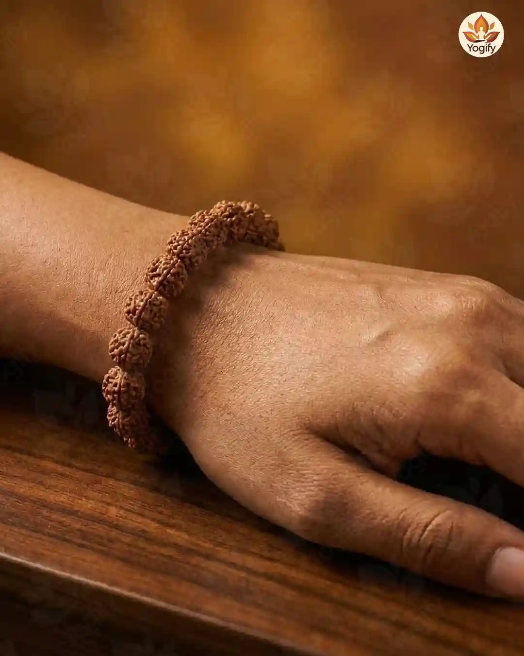 Rudraksha Bracelet - Adjustable - 8 mm