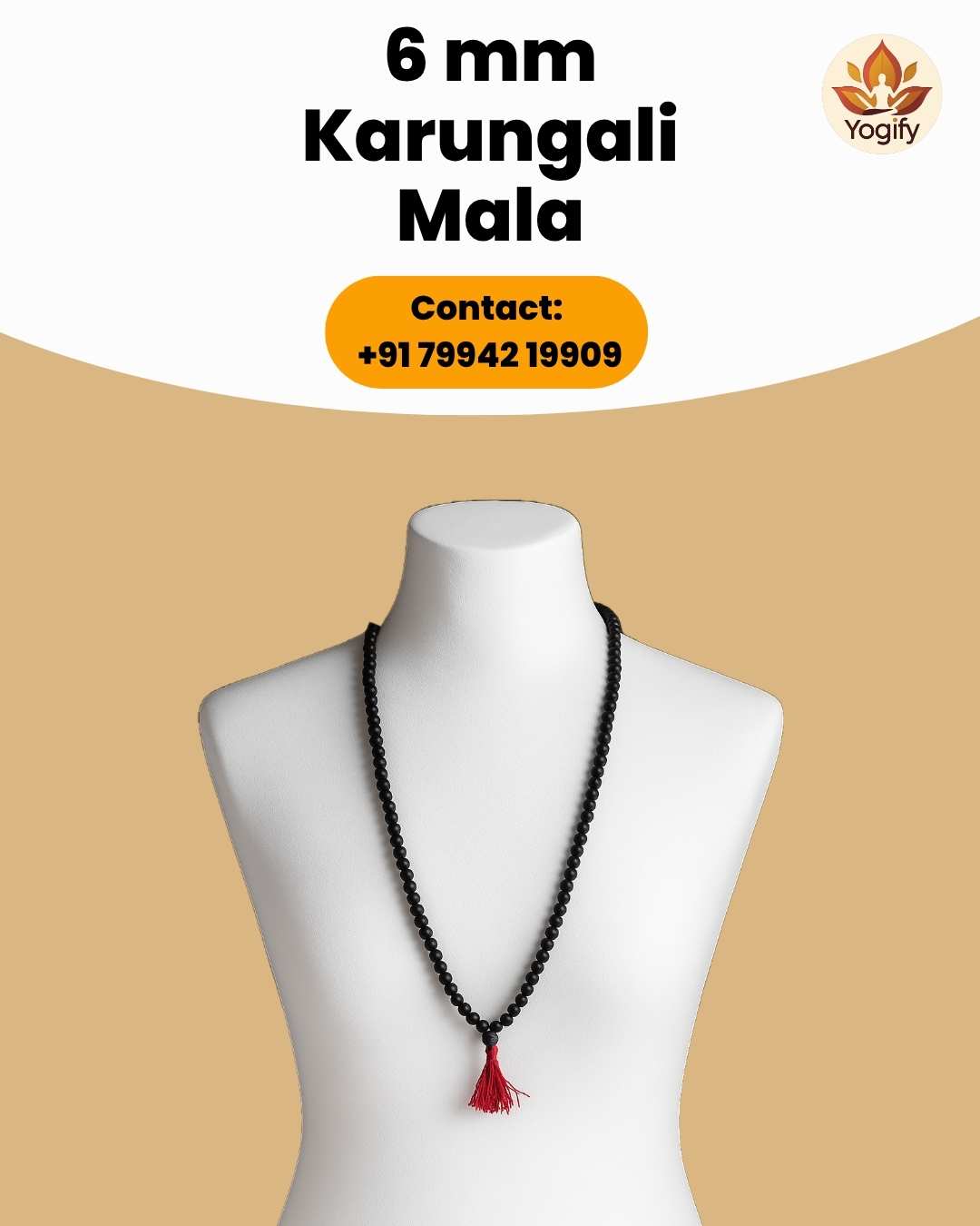 6 mm Karungali Mala