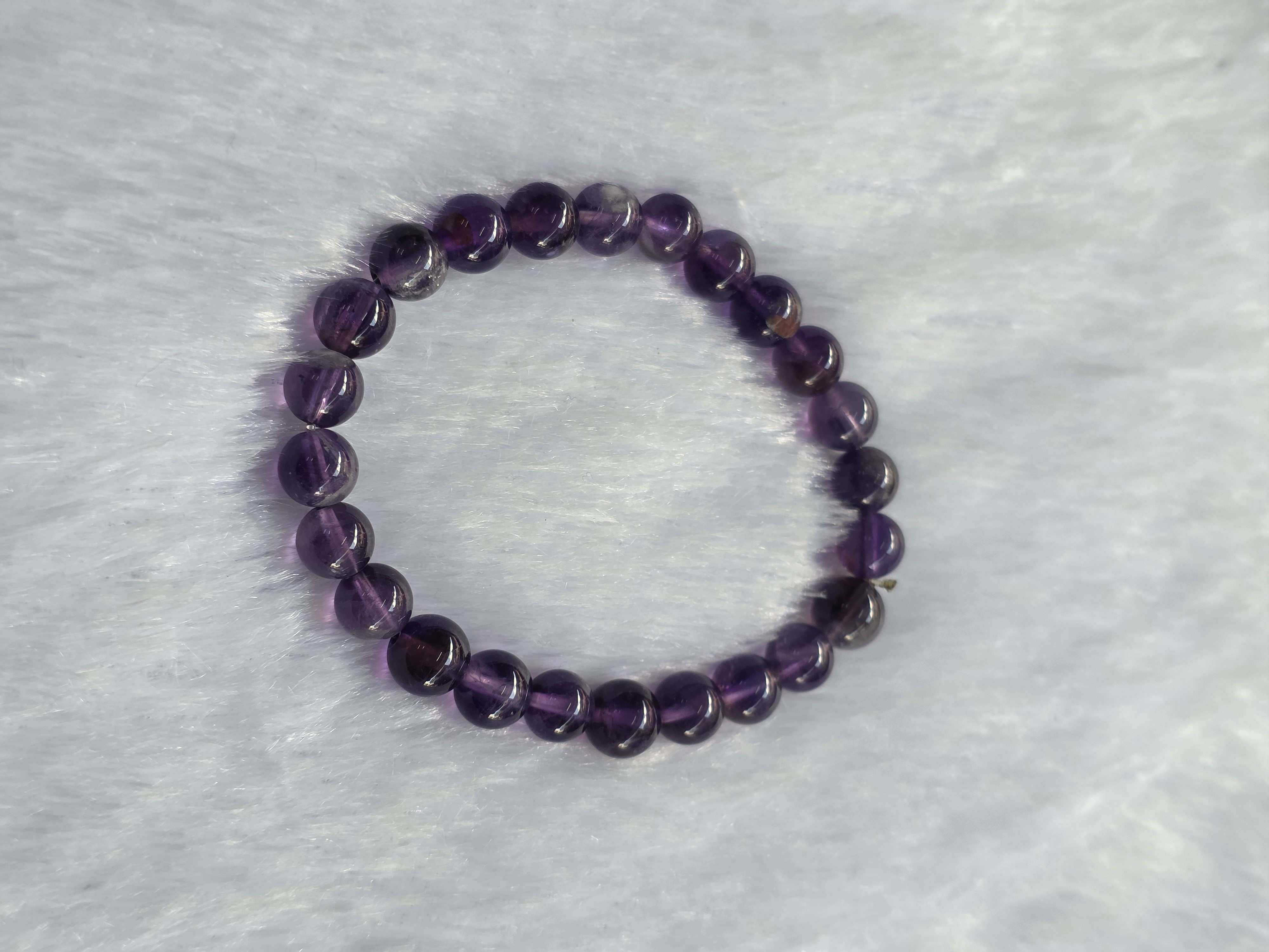 Amethyst Bracelet - 8 mm