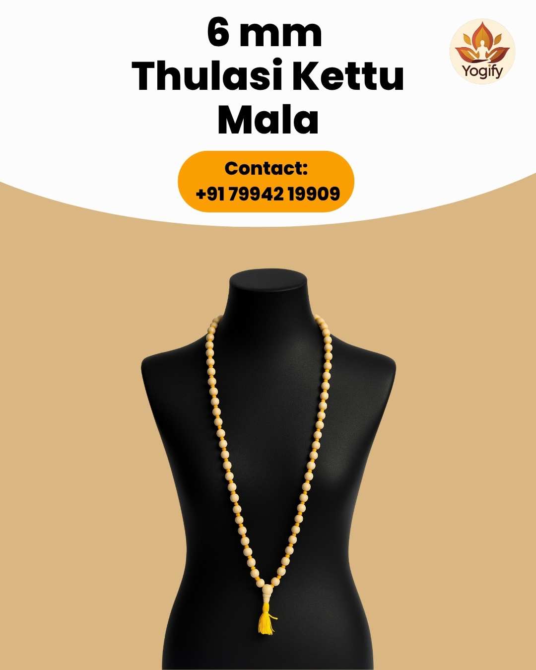 6 mm Thulasi Kettu Mala